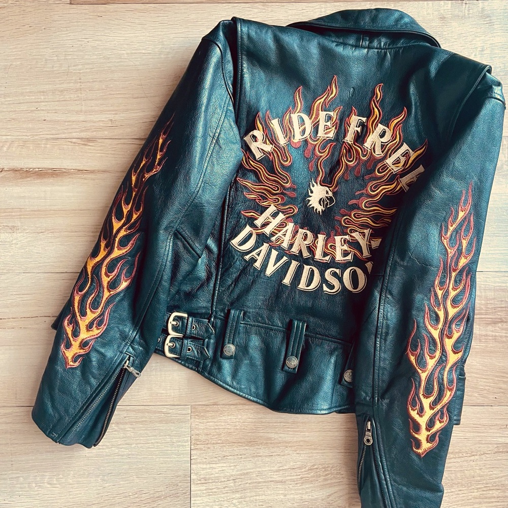 HARLEY-DAVIDSON Leather Jacket S/M